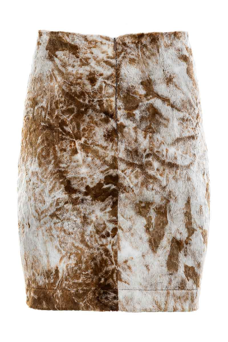 Eco-Fur Skirt back