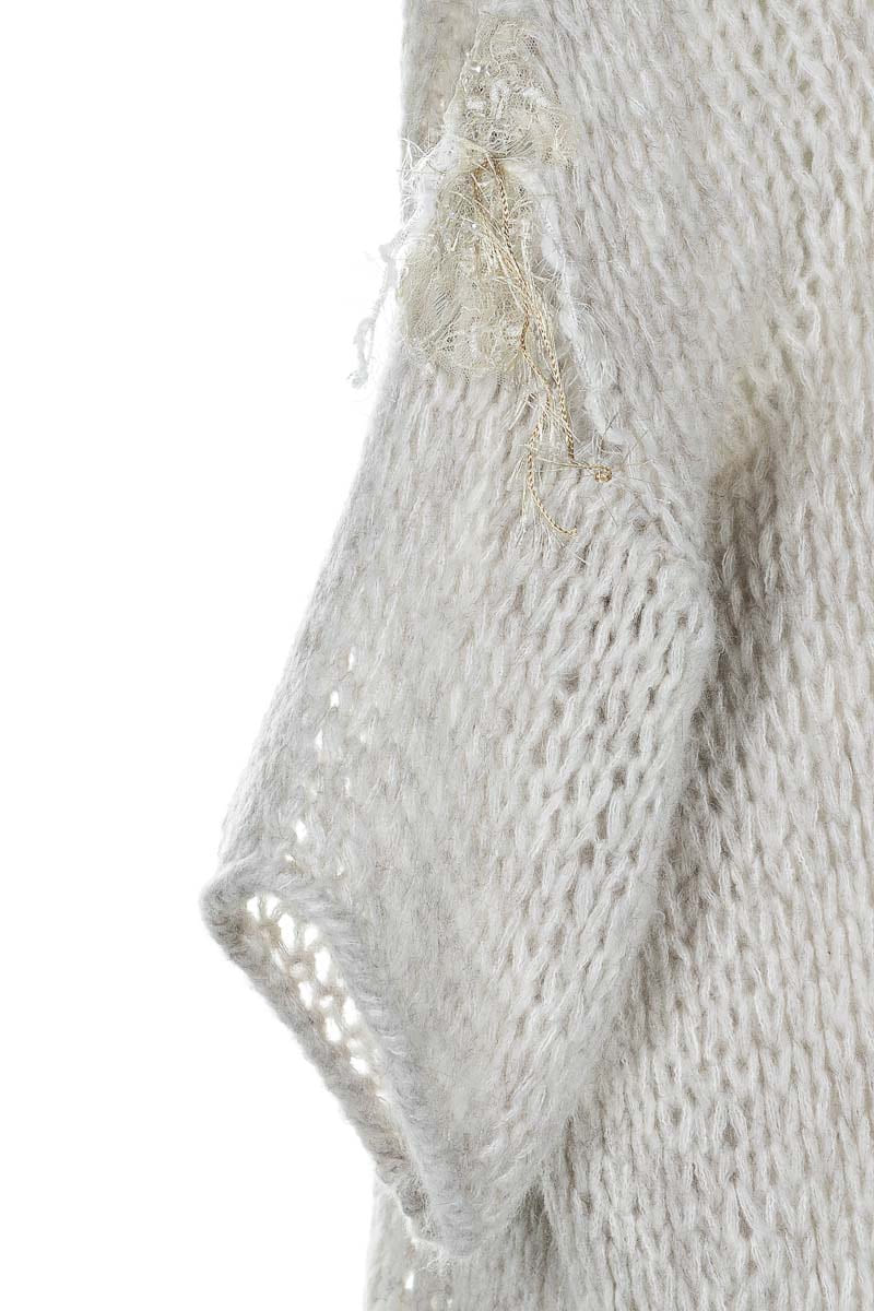 Beige Knitted Cardigan detail