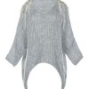 Grey-Blue Knitted Sweater