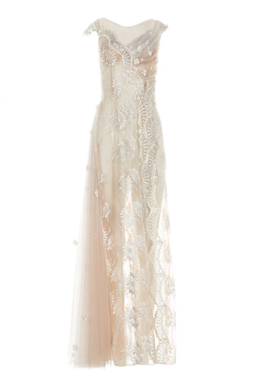 Ivory-Beige Lace Dress